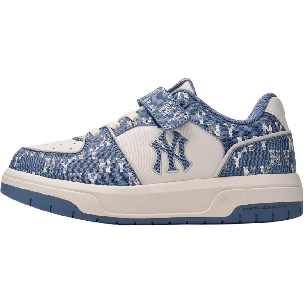 Кроссовки с массивной подкладкой, противоскользящие, износостойкие, с низким верхом для детей и подростков MLB, синий 
Кроссовки с массивной подкладкой, противоскользящие, износостойкие, с низким верхом для детей и подростков MLB, синий