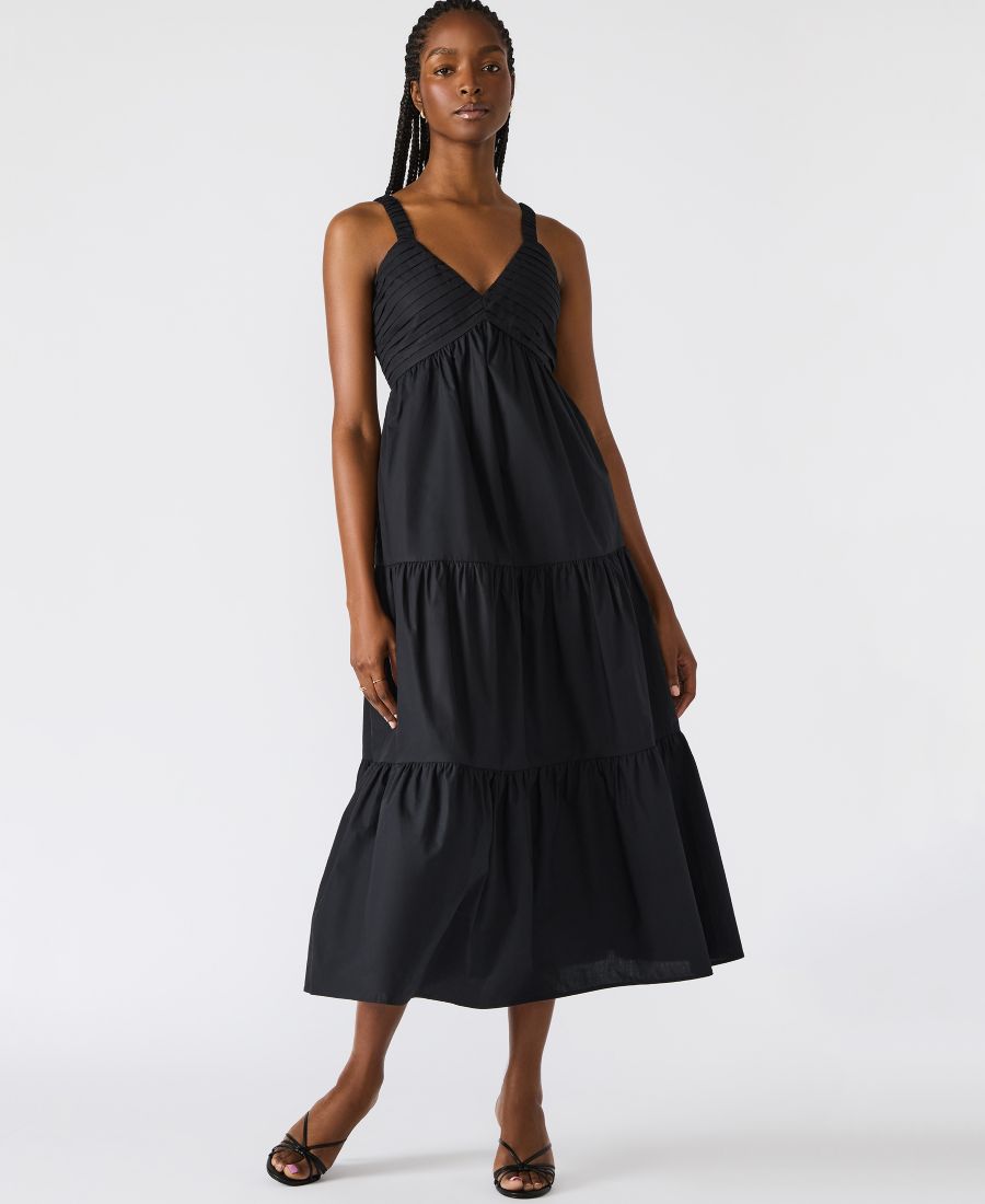 Женское многоярусное макси-платье Eliora Steve Madden, Black
Женское многоярусное макси-платье Eliora Steve Madden, Black