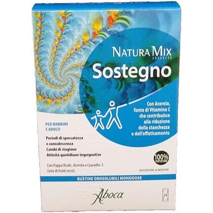 Добавка Aboca Natura Mix Advanced Support 20 пакетиков 2,5 г
Добавка Aboca Natura Mix Advanced Support 20 пакетиков 2,5 г