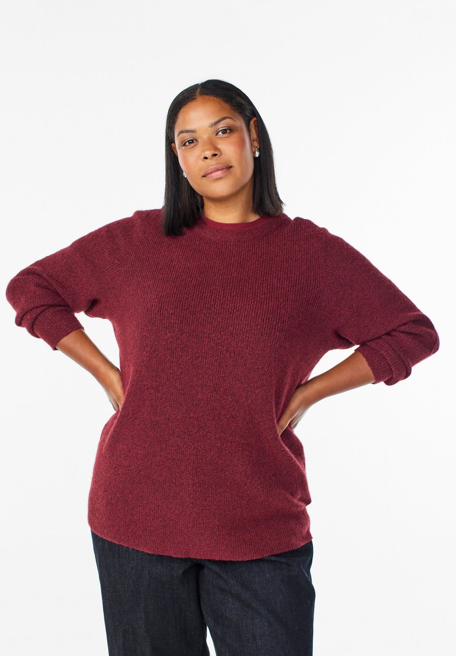 Джемпер Zizzi Jumper, Cabernet Melange/Mottled Bordeaux
Джемпер Zizzi Jumper, Cabernet Melange/Mottled Bordeaux