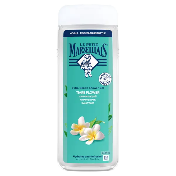 Гель для душа цветок тиаре, 400 мл Le Petit Marseillais
Гель для душа цветок тиаре, 400 мл Le Petit Marseillais