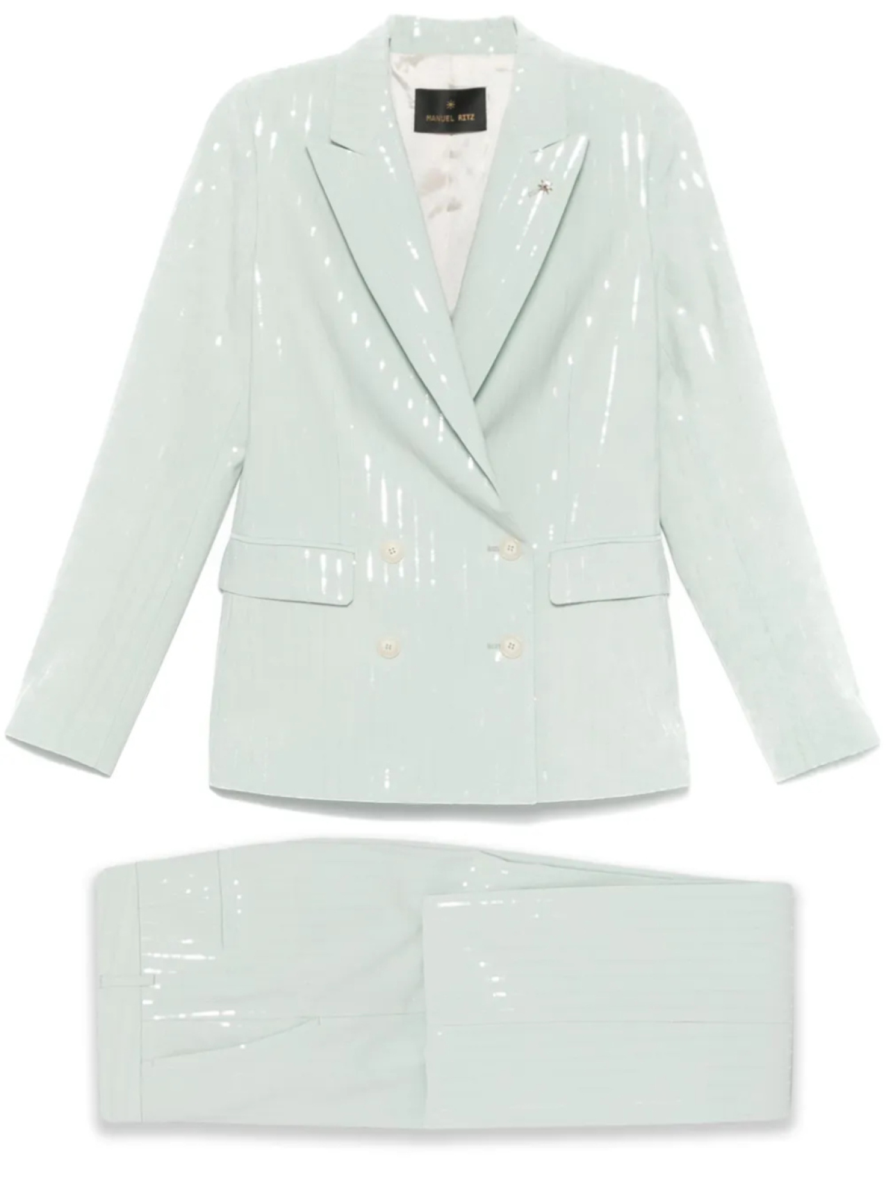 Костюм Manuel Ritz, украшенный пайетками, зеленый
Костюм Manuel Ritz, украшенный пайетками, зеленый