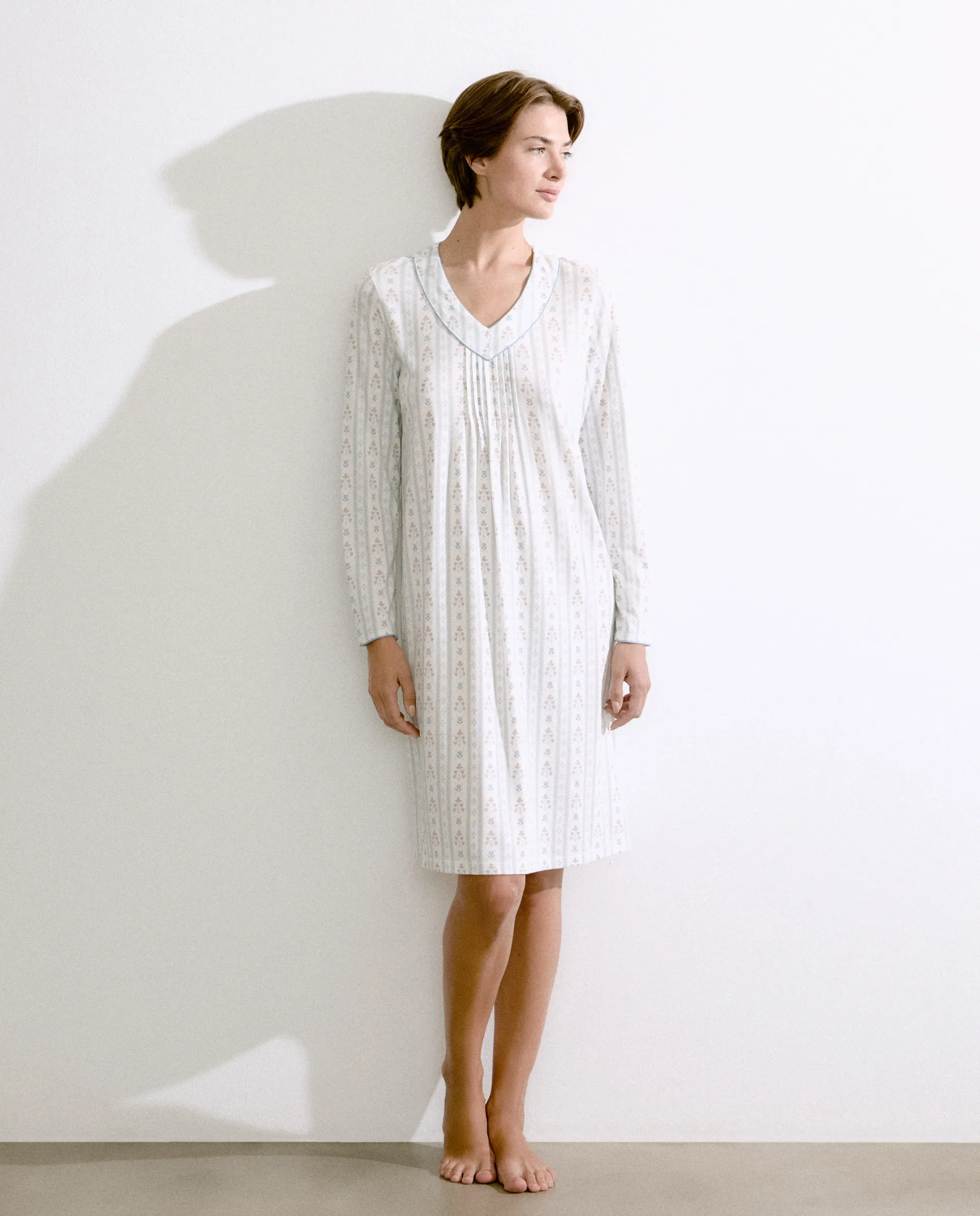 Женская ночная рубашка с принтом и завязками Énfasis, синий
Женская ночная рубашка с принтом и завязками Énfasis, синий