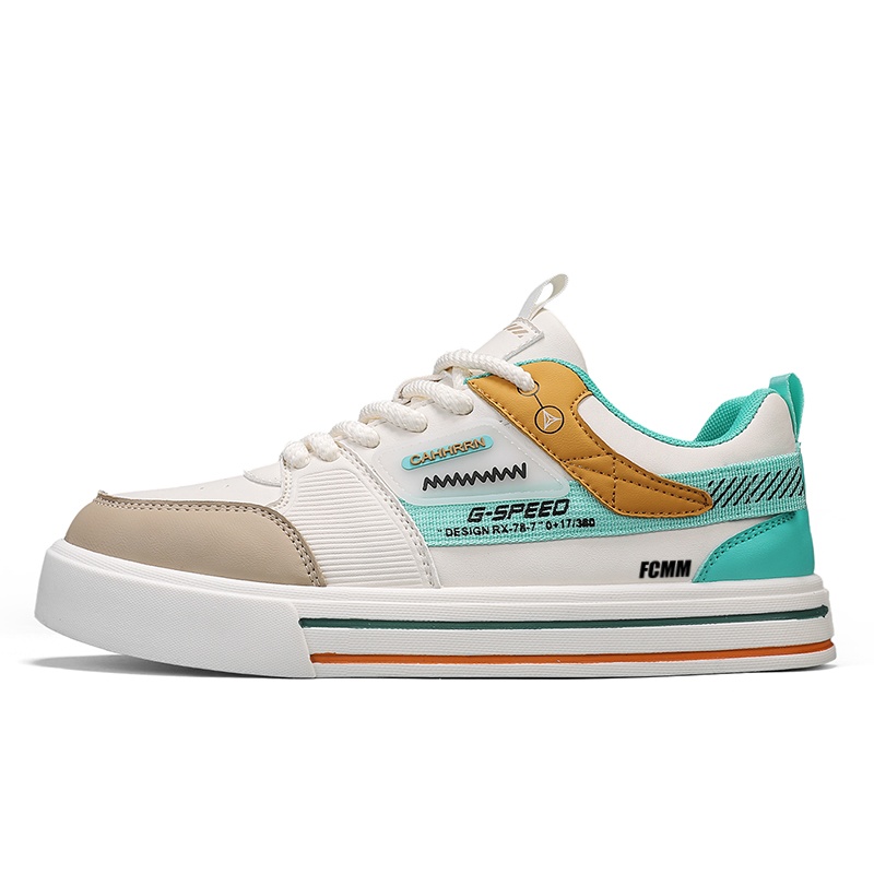 Противоскользящие и дышащие детские кроссовки для скейтбординга FCMM, бежевый/зеленый
Противоскользящие и дышащие детские кроссовки для скейтбординга FCMM, бежевый/зеленый