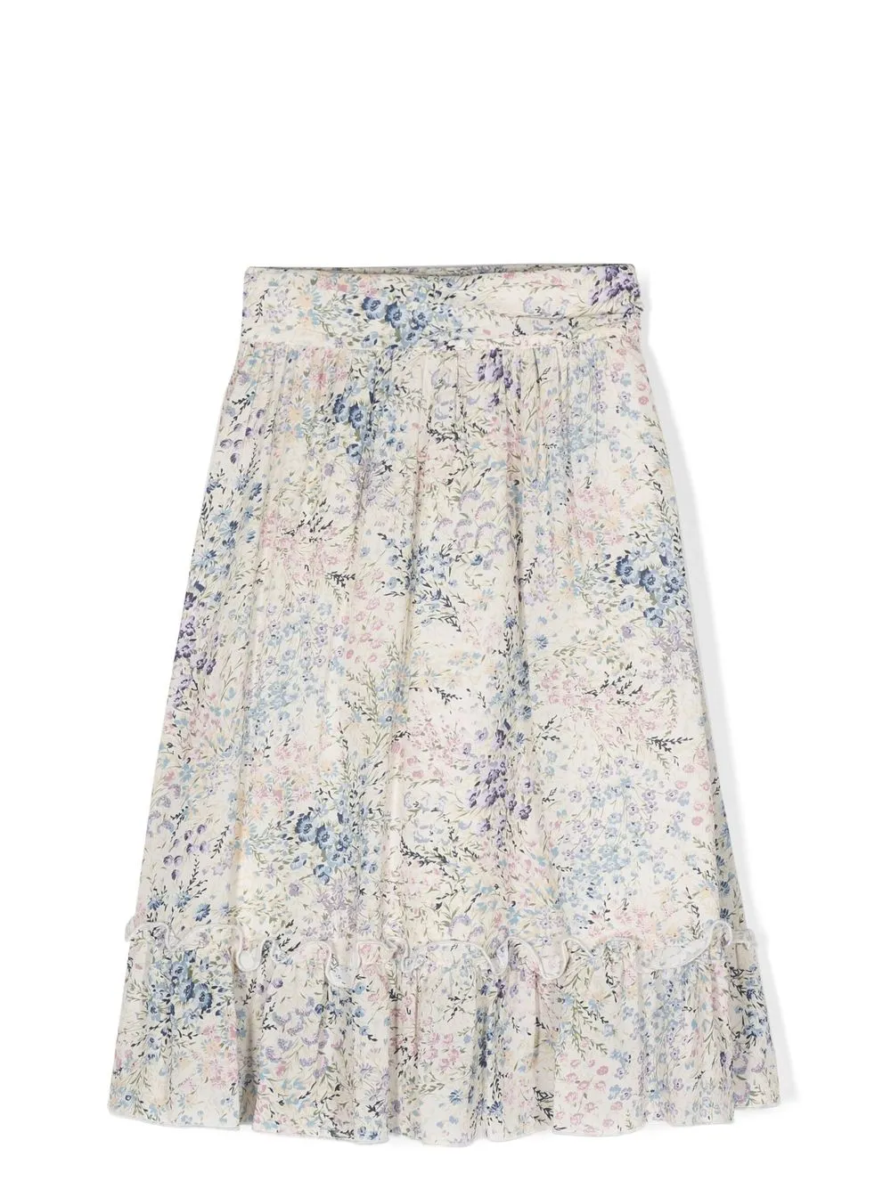 Юбка с цветочным принтом и оборками Simonetta, нейтральный
Юбка с цветочным принтом и оборками Simonetta, нейтральный