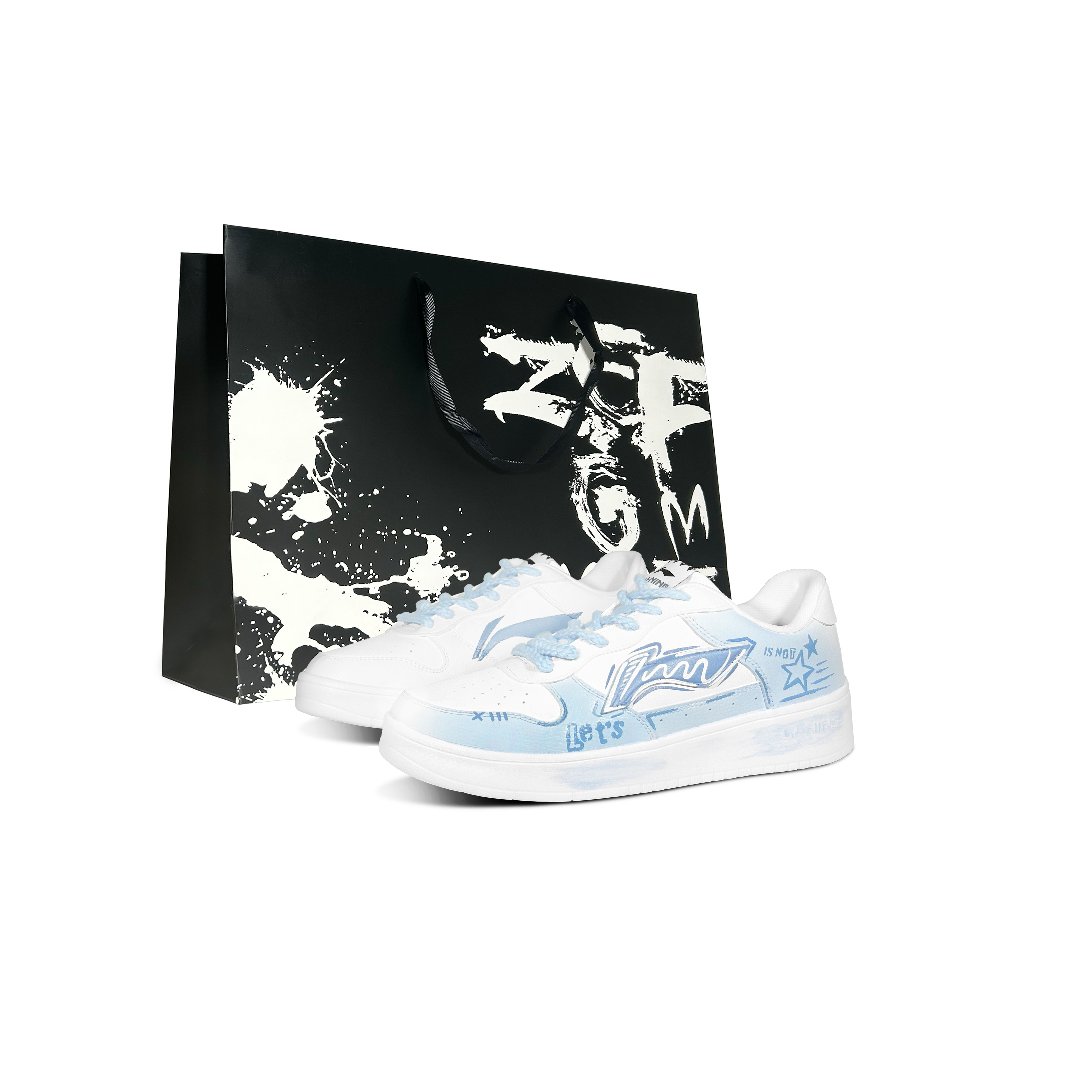 LINING Кроссовки для скейтбординга Pontoon Boats Blue Star, нескользящие, износостойкие, дышащие, с низким верхом, мужские, сине-белые 
LINING Кроссовки для скейтбординга Pontoon Boats Blue Star, нескользящие, износостойкие, дышащие, с низким верхом, мужские, сине-белые