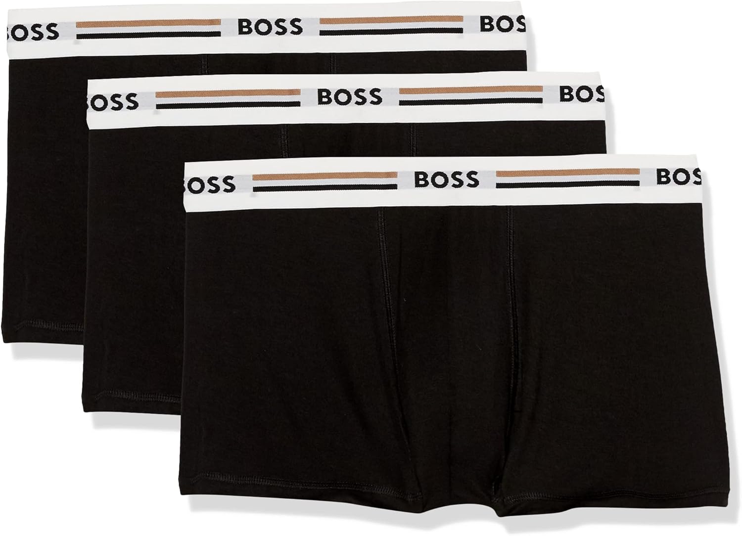 BOSS мужские трусы-боксеры с полоской на поясе, 3 шт, Solid Black/Solid Black/Solid Black
BOSS мужские трусы-боксеры с полоской на поясе, 3 шт, Solid Black/Solid Black/Solid Black