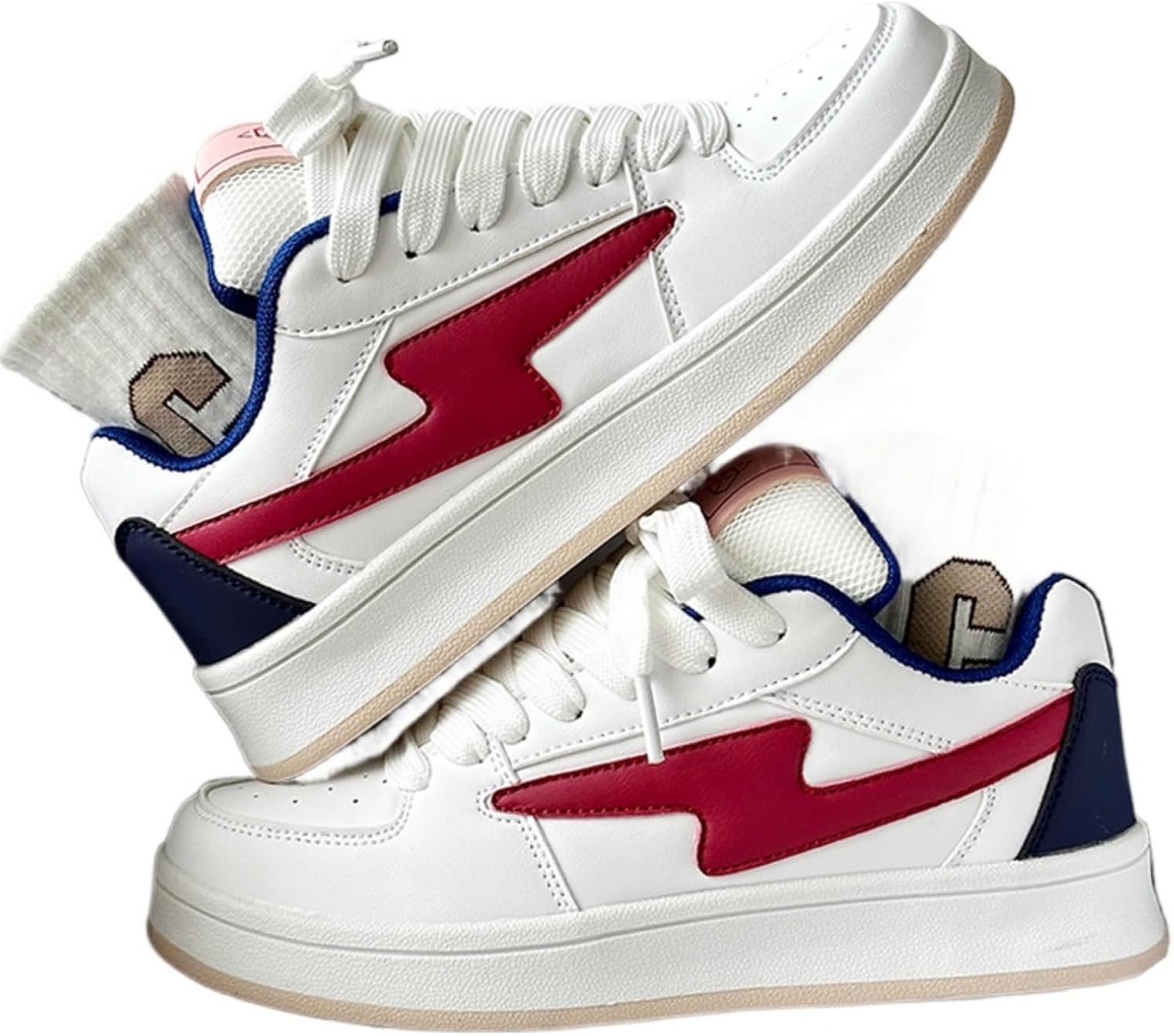 Женские и мужские кроссовки ZQW Y2K с платформой, повседневные, на шнуровке, спортивные, милые, для прогулок, с нескользящей подошвой, низкие, в различных цветах, Lightning Bolt
Женские и мужские кроссовки ZQW Y2K с платформой, повседневные, на шнуровке, спортивные, милые, для прогулок, с нескользящей подошвой, низкие, в различных цветах, Lightning Bolt