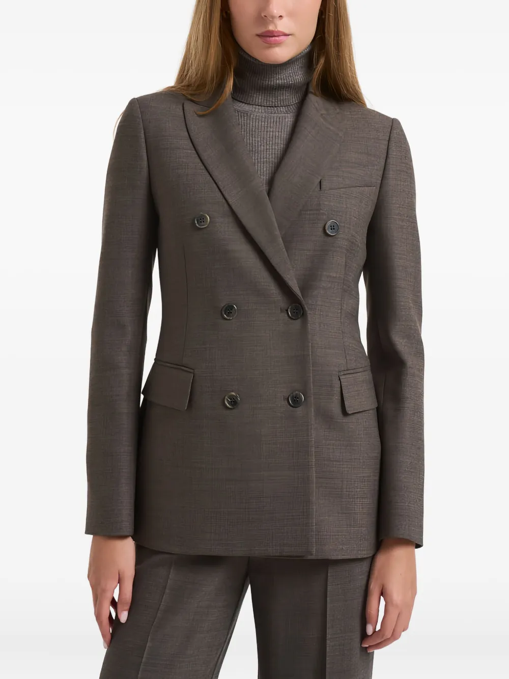 Двубортный пиджак P.A.R.O.S.H., коричневый
Двубортный пиджак P.A.R.O.S.H., коричневый