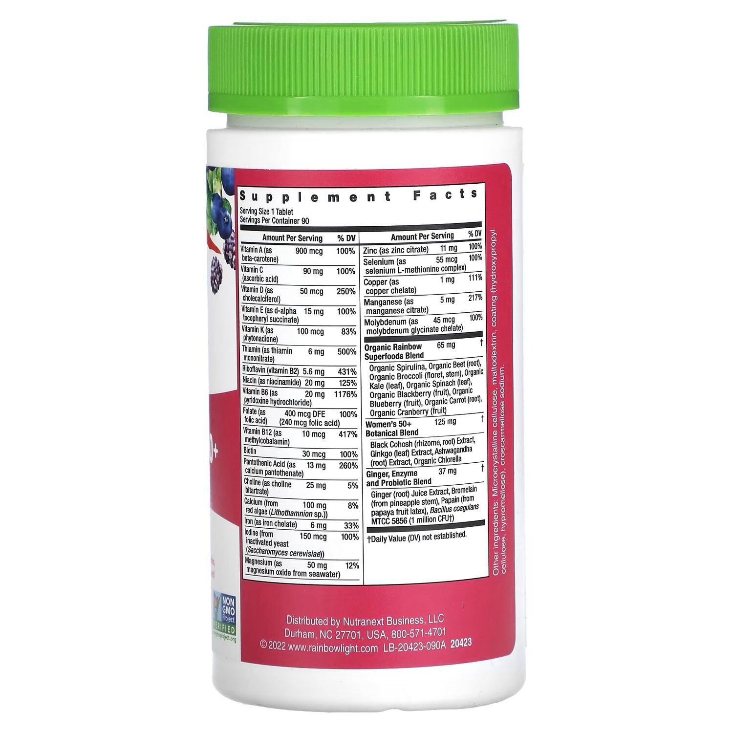 Высокоэффективные мультивитамины Rainbow Light на день, 90 вегетарианских таблеток
Высокоэффективные мультивитамины Rainbow Light на день, 90 вегетарианских таблеток