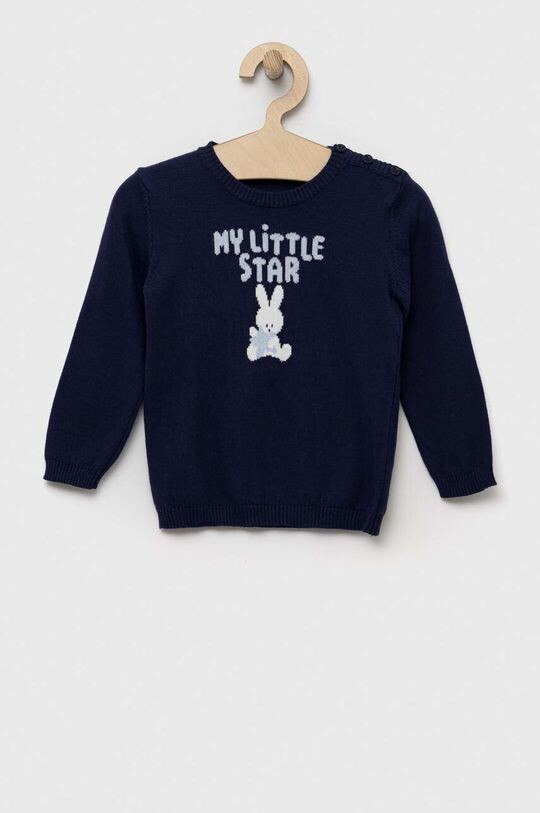 Хлопковый свитер noenati United Colors of Benetton, темно-синий
Хлопковый свитер noenati United Colors of Benetton, темно-синий