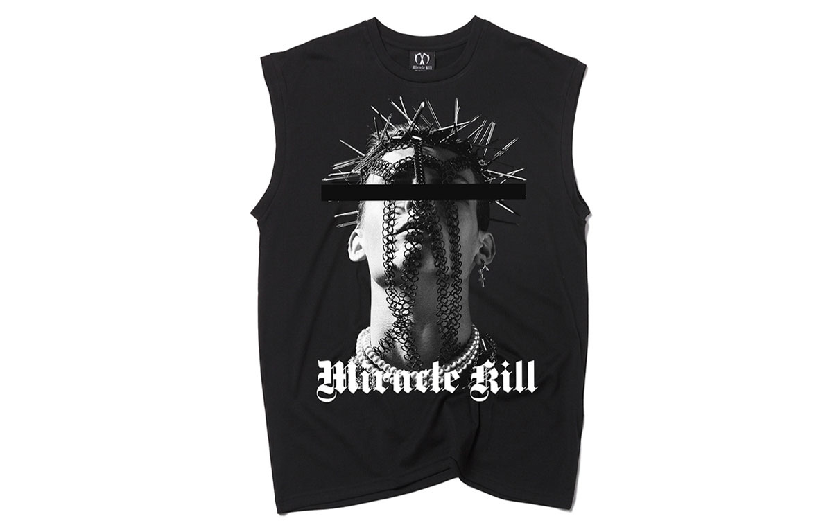 Футболка-майка MIRACLE KILL, черно-розовая
Футболка-майка MIRACLE KILL, черно-розовая