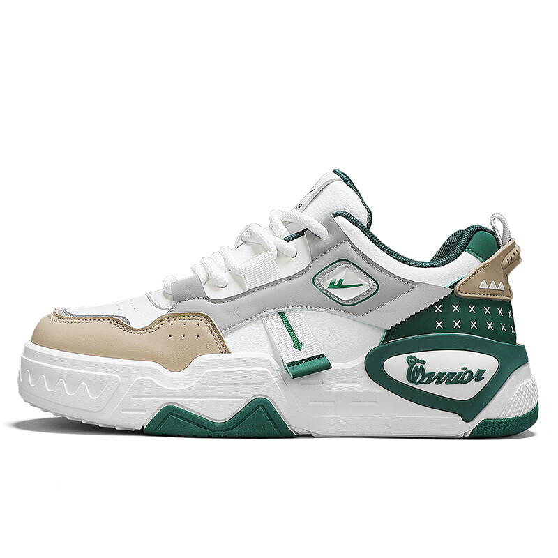 Кеды мужские, обувь для скейтбординга низкая Warrior, бежевый/черный
Кеды мужские, обувь для скейтбординга низкая Warrior, бежевый/черный