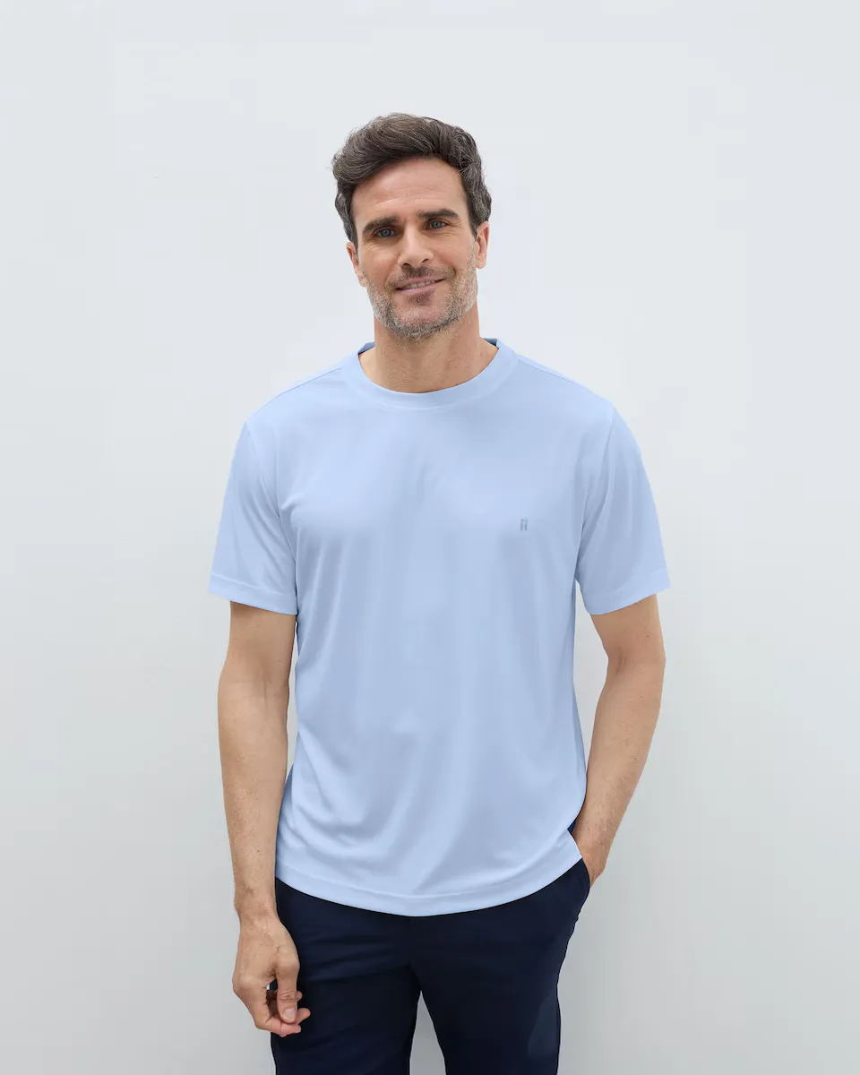 Футболка мужская с короткими рукавами и эффектом льда Sepiia, светло-голубой
Футболка мужская с короткими рукавами и эффектом льда Sepiia, светло-голубой