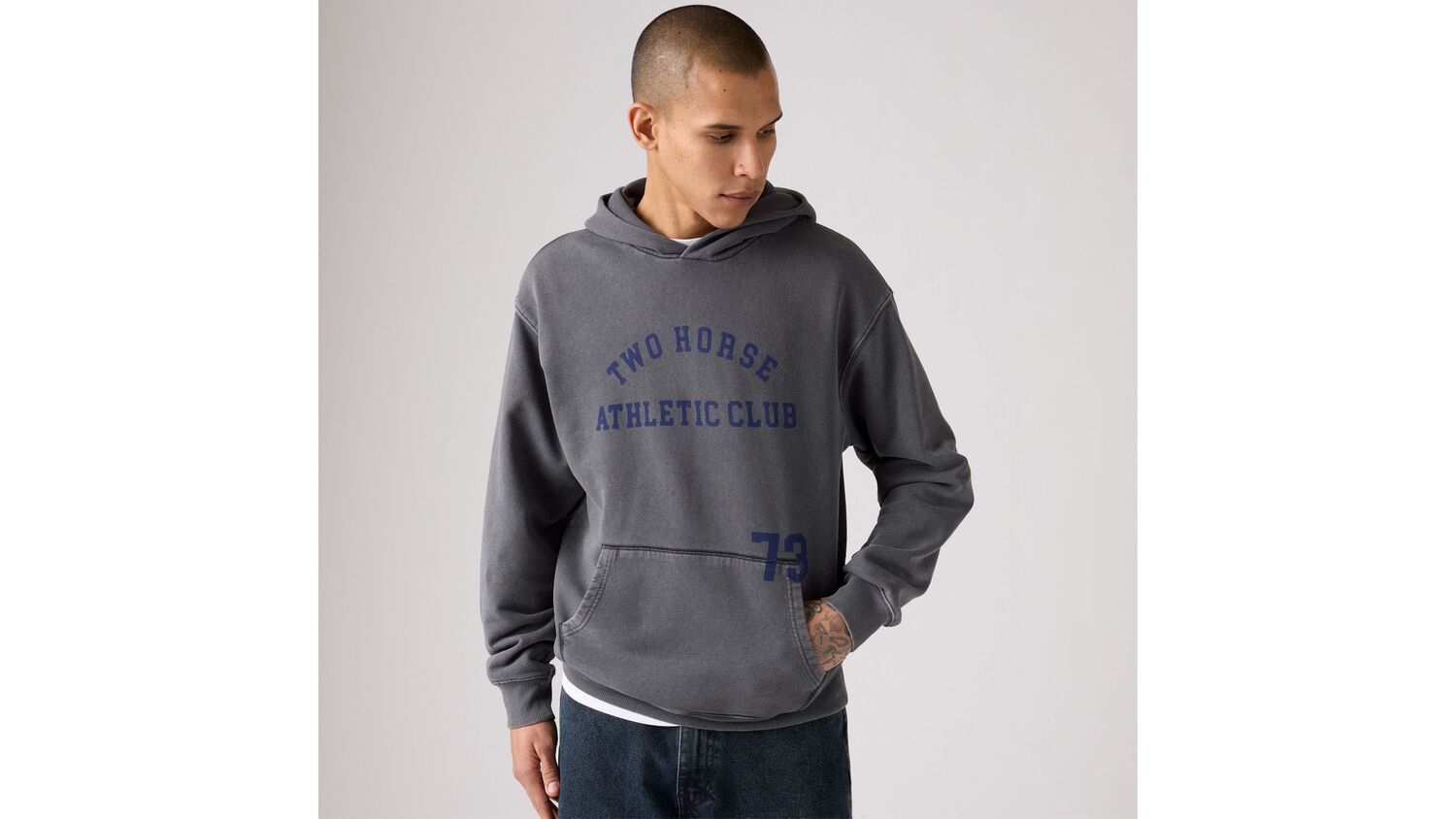 Толстовка свободного кроя с принтом Two Horse в стиле гранж Levi's, Phantom - Black
Толстовка свободного кроя с принтом Two Horse в стиле гранж Levi's, Phantom - Black