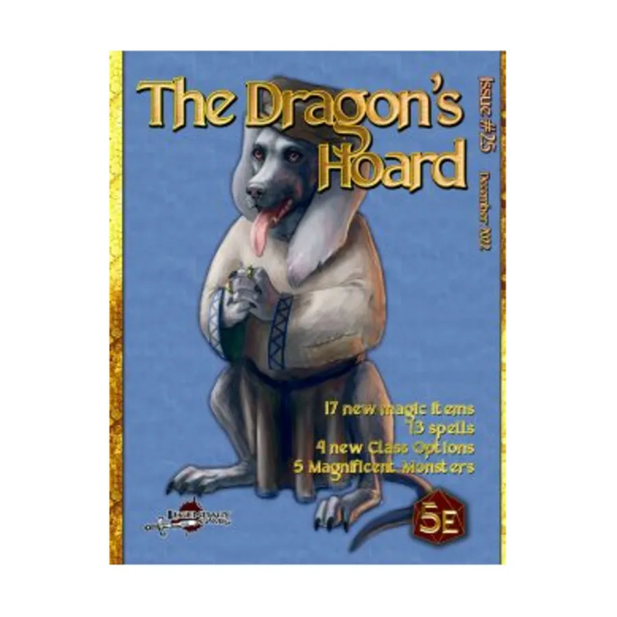 Dragon's Hoard - Issue #25, Dungeons & Dragons (5th Edition) - Dragon's Hoard (Legendary Games), мягкая обложка 
Dragon's Hoard - Issue #25, Dungeons & Dragons (5th Edition) - Dragon's Hoard (Legendary Games), мягкая обложка