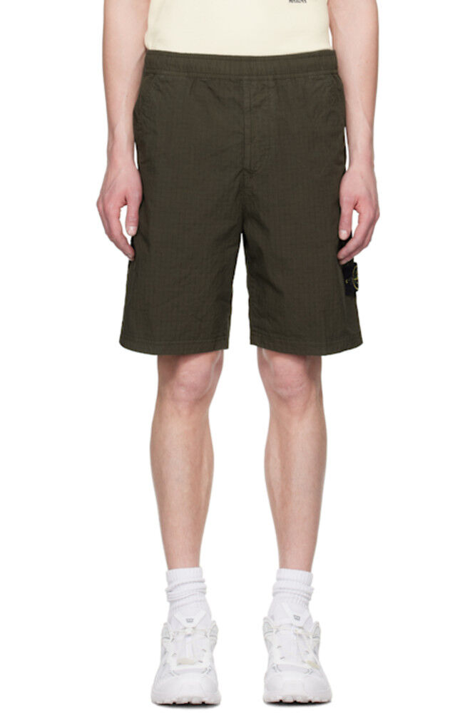 Шорты Mil-Spec Stretch Ripstop-TC цвета хаки Stone Island
Шорты Mil-Spec Stretch Ripstop-TC цвета хаки Stone Island