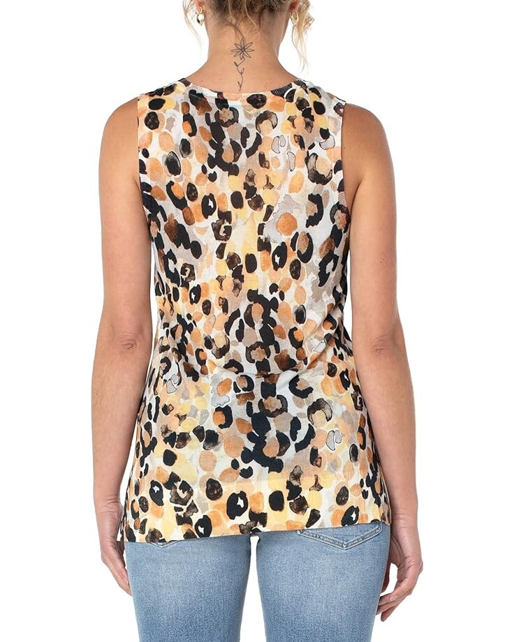 Свитер Liverpool Los Angeles Printed Sleeveless Sweater w/ Side Slit, цвет Watercolor Leopard
Свитер Liverpool Los Angeles Printed Sleeveless Sweater w/ Side Slit, цвет Watercolor Leopard