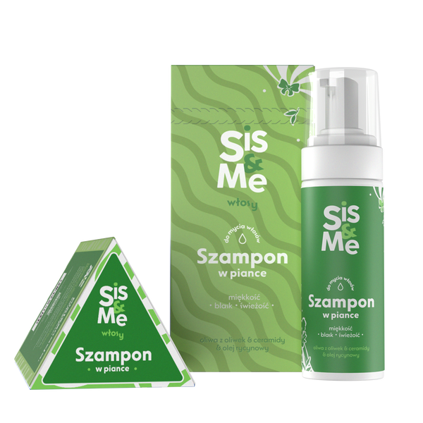 Пенный шампунь для волос, 150 мл Sis&Me
Пенный шампунь для волос, 150 мл Sis&Me