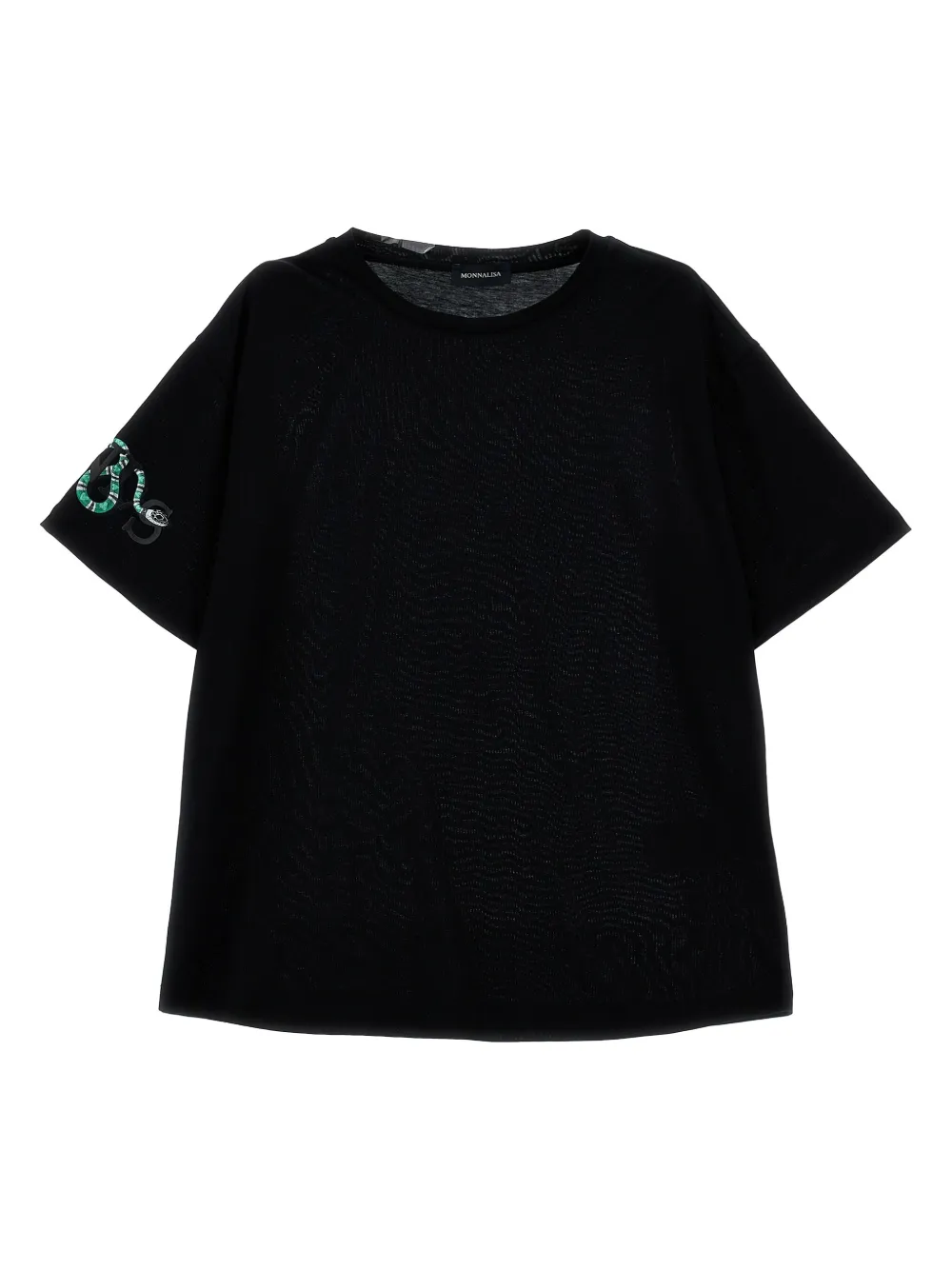 Футболка с логотипом Monnalisa, черный
Футболка с логотипом Monnalisa, черный