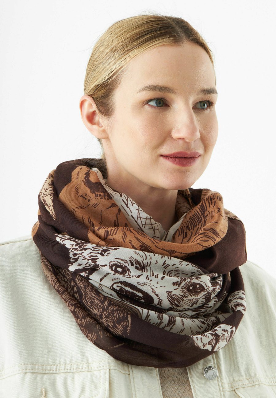 Шарф Codello PRINTED CAT, Braun/Brown
Шарф Codello PRINTED CAT, Braun/Brown