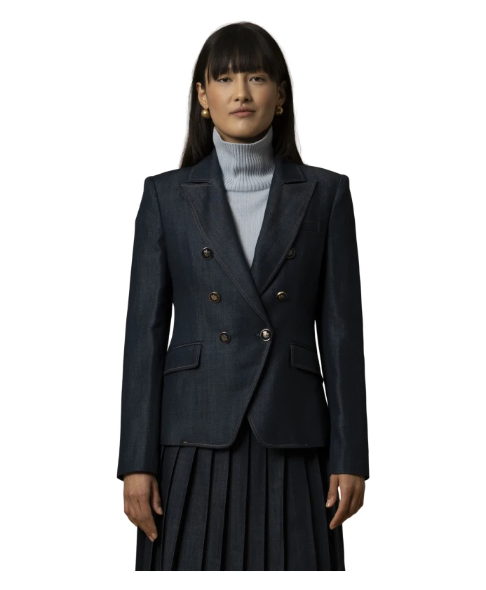 Стильная джинсовая куртка в стиле блейзера Kocca, синий
Стильная джинсовая куртка в стиле блейзера Kocca, синий