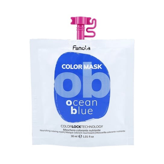 Маска-краска для волос Ocean Blue, 30 мл FANOLA, COLOR
Маска-краска для волос Ocean Blue, 30 мл FANOLA, COLOR