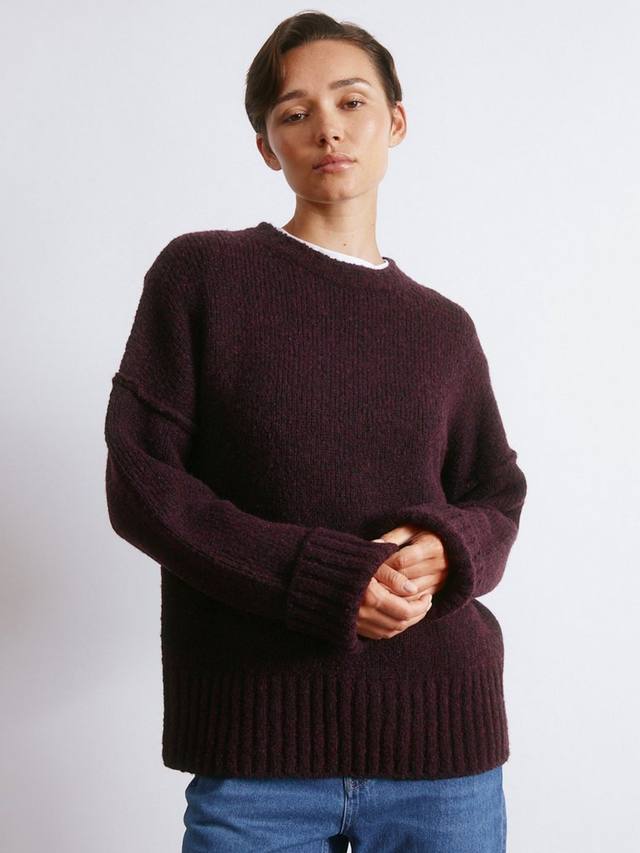 Уютный джемпер из шерстяной смеси с воротником-гольф и резинкой Albaray, Burgundy
Уютный джемпер из шерстяной смеси с воротником-гольф и резинкой Albaray, Burgundy