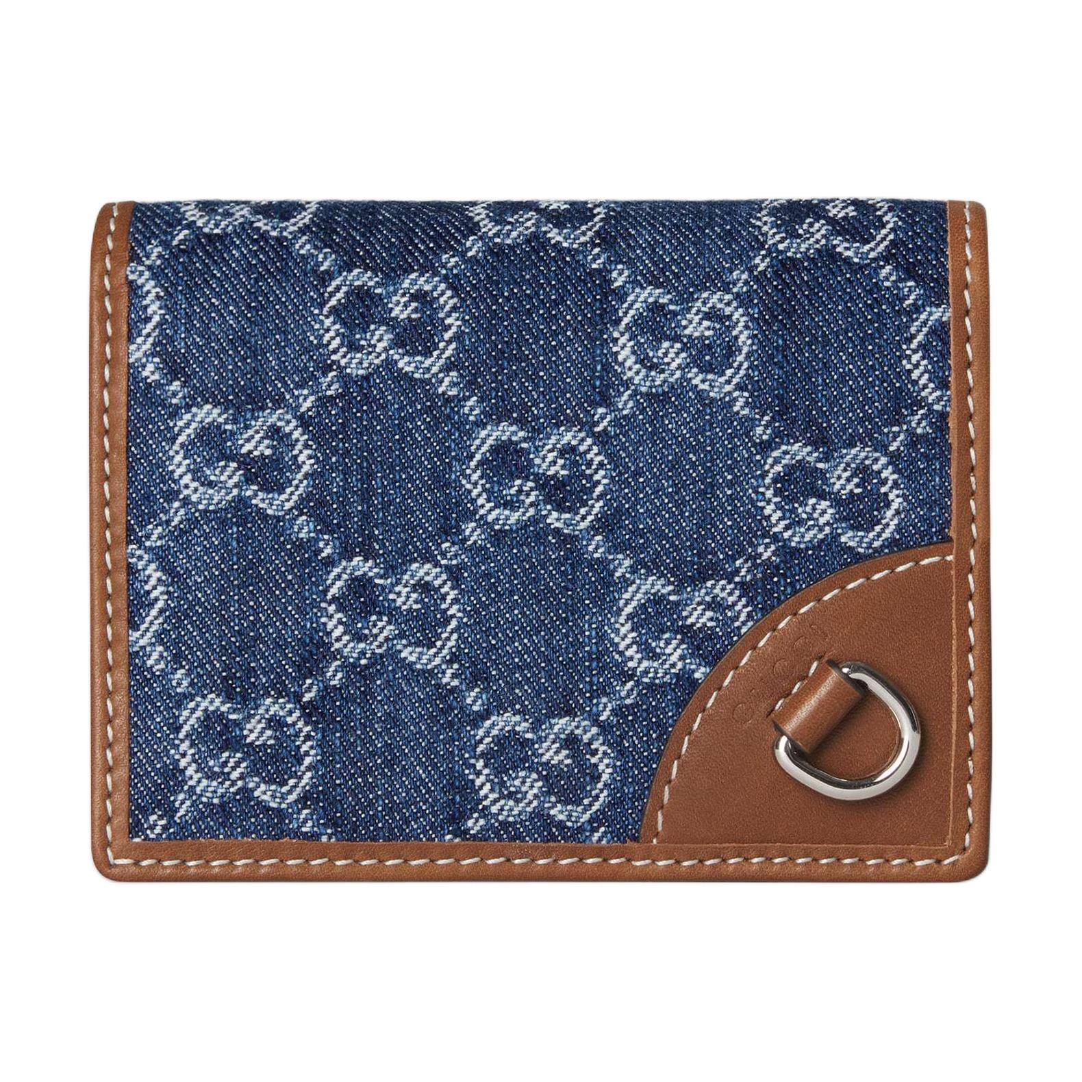 GUCCI Миниатюрный джинсовый кошелек женский синий
GUCCI Миниатюрный джинсовый кошелек женский синий