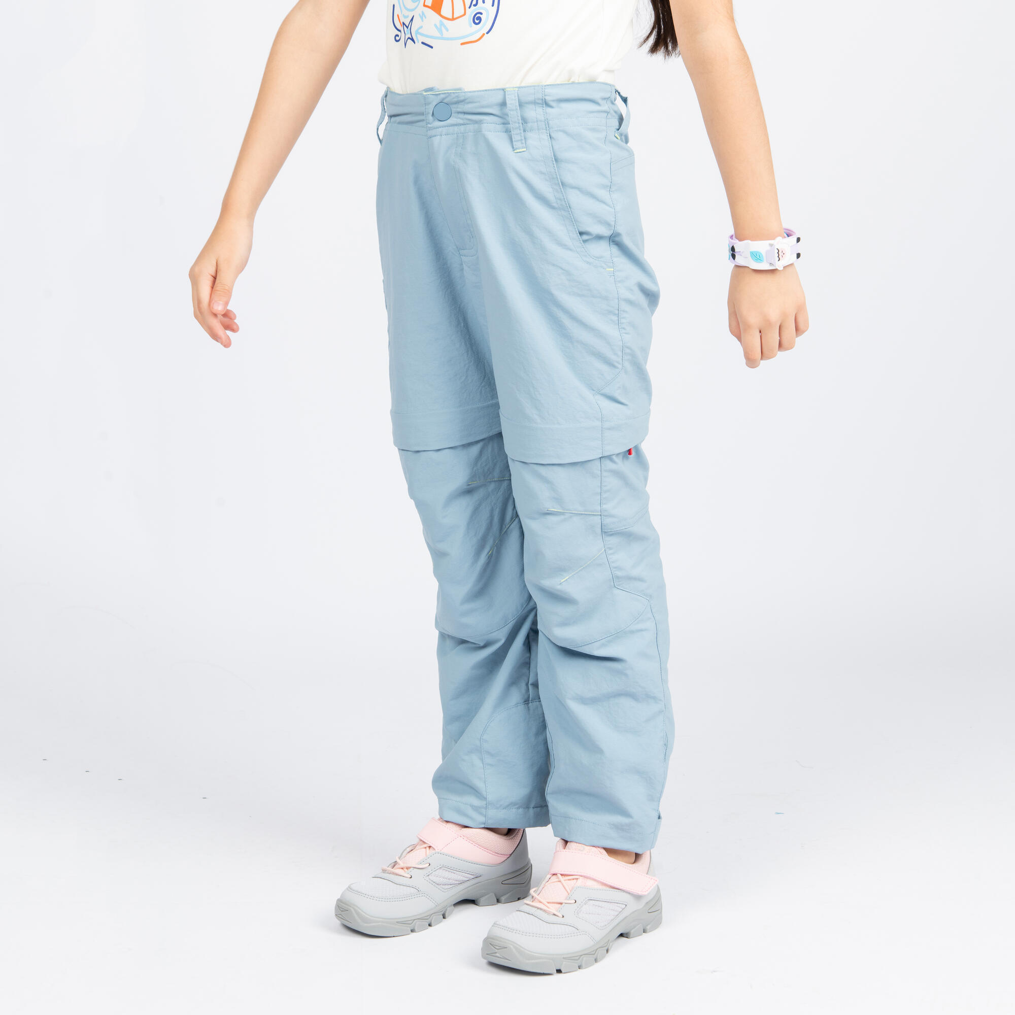 Женские детские горные брюки для треккинга - джинсовый синий Quechua MH500
Женские детские горные брюки для треккинга - джинсовый синий Quechua MH500