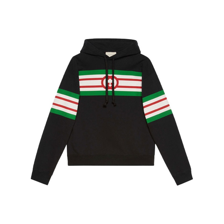 Худи с переплетающимся принтом G GUCCI, черный
Худи с переплетающимся принтом G GUCCI, черный