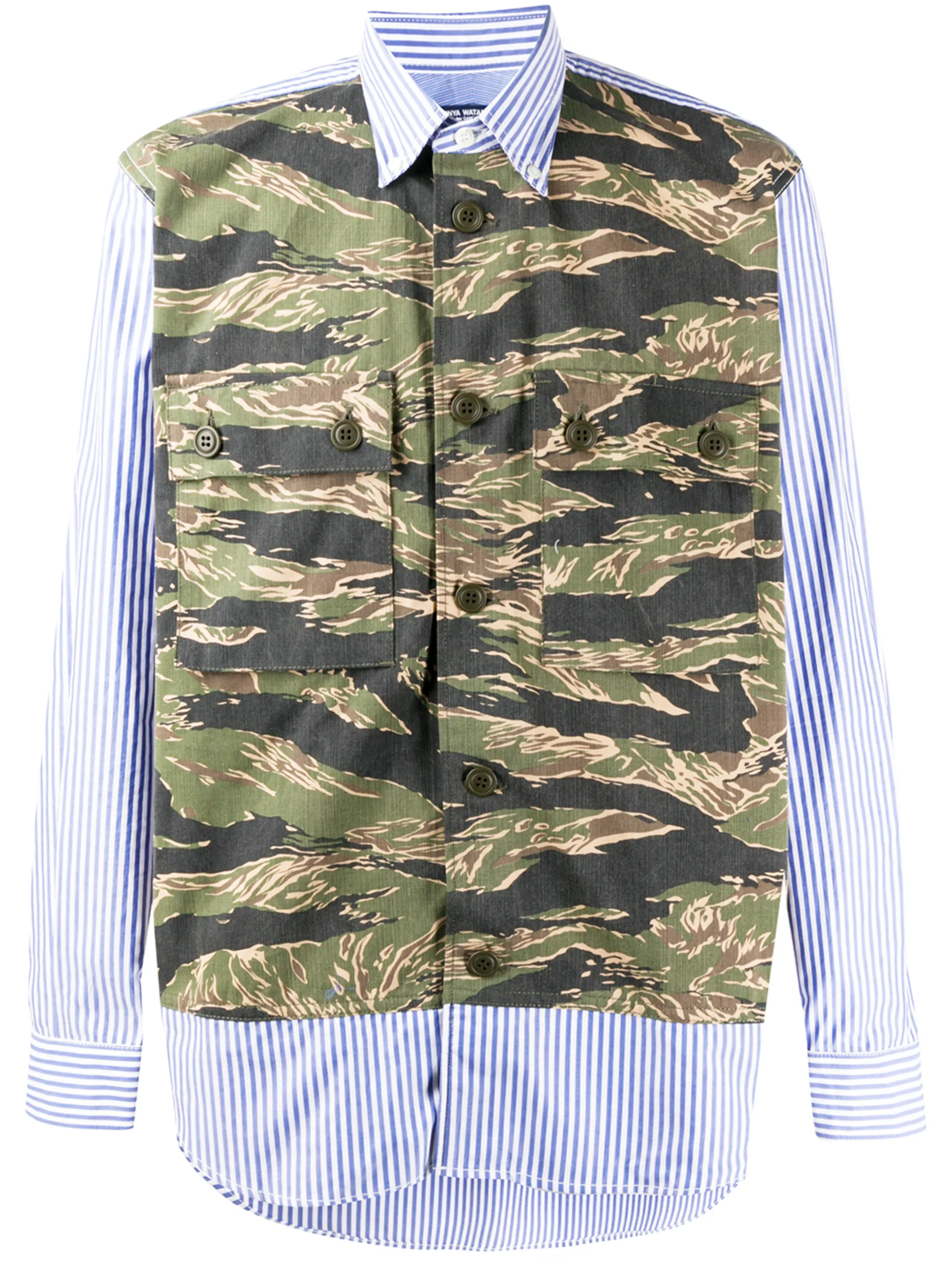 Рубашка с контрастной вставкой Junya Watanabe, белый
Рубашка с контрастной вставкой Junya Watanabe, белый