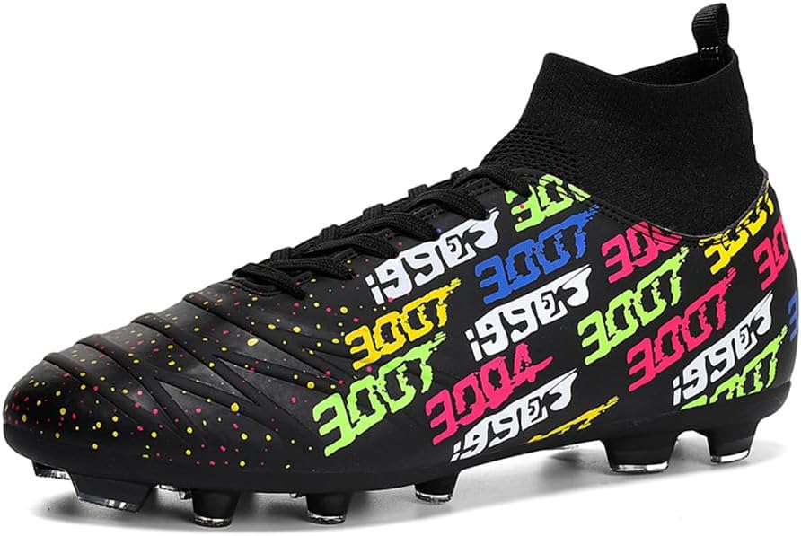 Кроссовки MAUGELY для мужчин с шипами для твердого грунта, футбольная обувь, легкая для бега, уличная, удобная для тренировок и игры в футбол, черный/зеленый
Кроссовки MAUGELY для мужчин с шипами для твердого грунта, футбольная обувь, легкая для бега, уличная, удобная для тренировок и игры в футбол, черный/зеленый