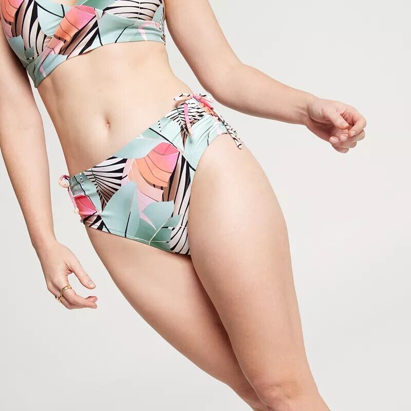 Calia Женские плавки для плавания со средней посадкой и сборками по бокам
Calia Женские плавки для плавания со средней посадкой и сборками по бокам