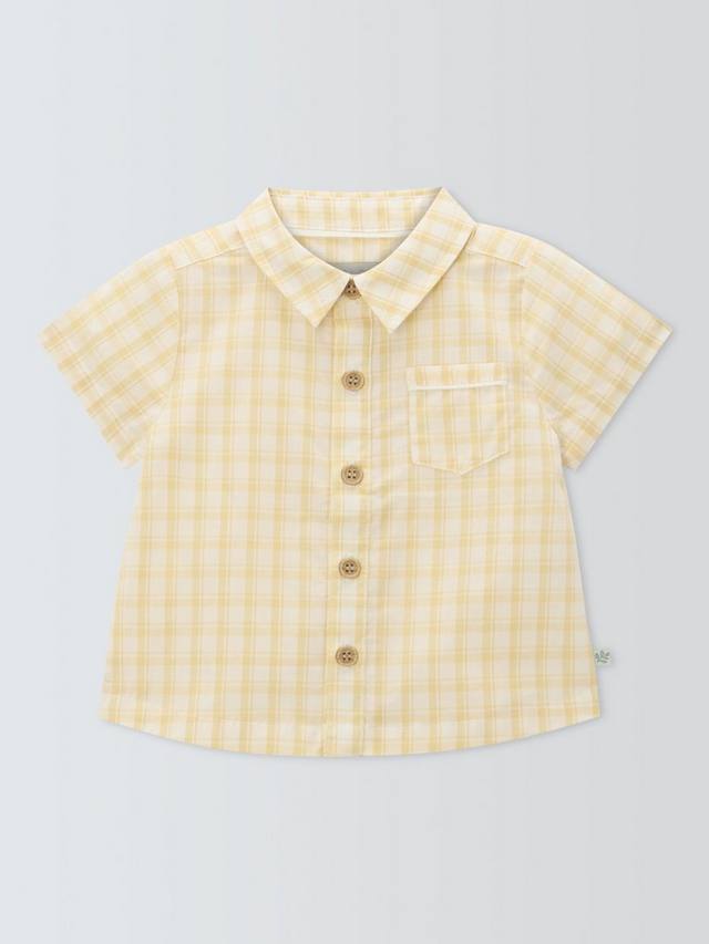 Детская рубашка с коротким рукавом Check John Lewis Heirloom Collection, Yellow
Детская рубашка с коротким рукавом Check John Lewis Heirloom Collection, Yellow