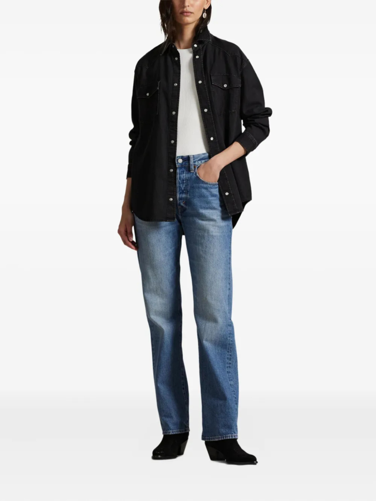 Polo Ralph Lauren джинсовая рубашка на пуговицах, черный
Polo Ralph Lauren джинсовая рубашка на пуговицах, черный