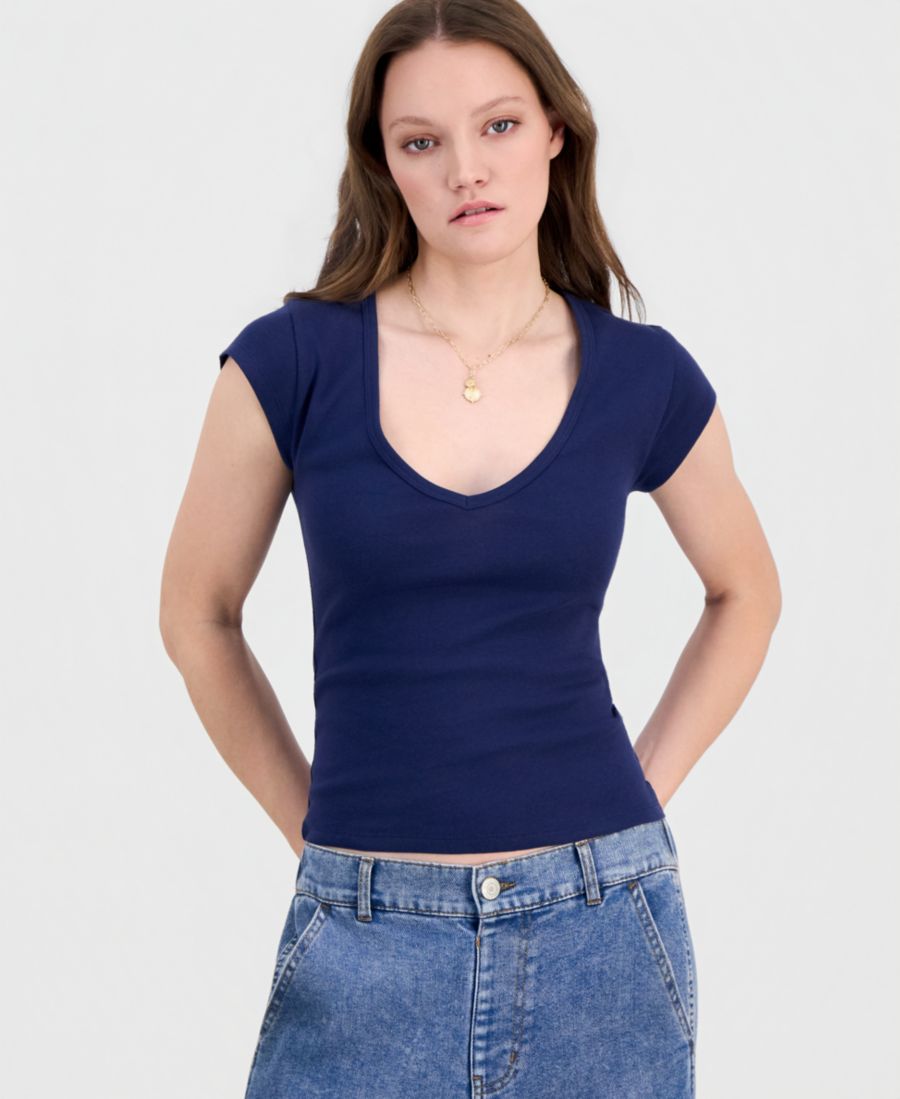 Детская хлопковая футболка с V-образным вырезом и короткими рукавами Derek Heart, Naval Academy
Детская хлопковая футболка с V-образным вырезом и короткими рукавами Derek Heart, Naval Academy