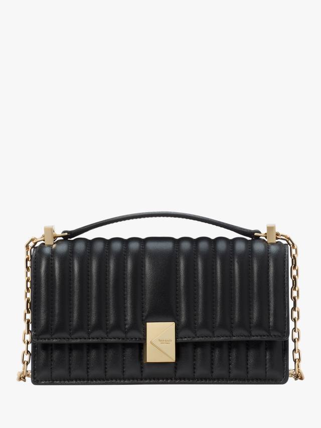 Кожаная стеганая сумка Deco через плечо kate spade new york, Black
Кожаная стеганая сумка Deco через плечо kate spade new york, Black