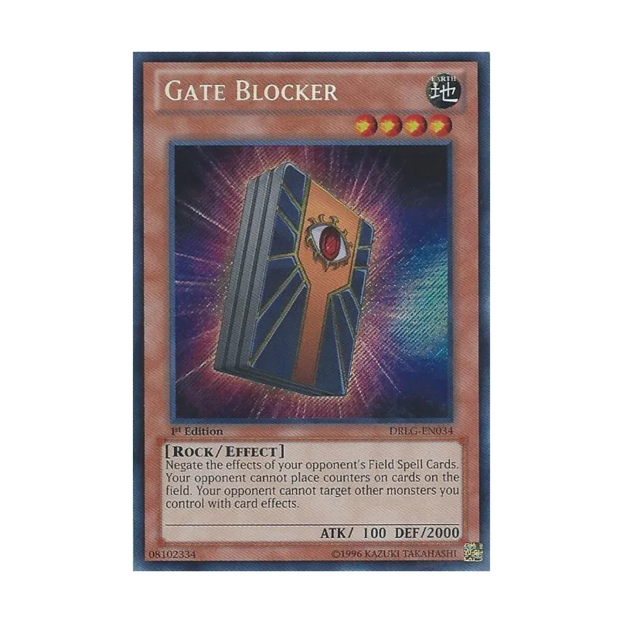 CCG Блокировщик ворот (Секретный Редкий), Yu-Gi-Oh - Dragons of Legend - Singles
CCG Блокировщик ворот (Секретный Редкий), Yu-Gi-Oh - Dragons of Legend - Singles