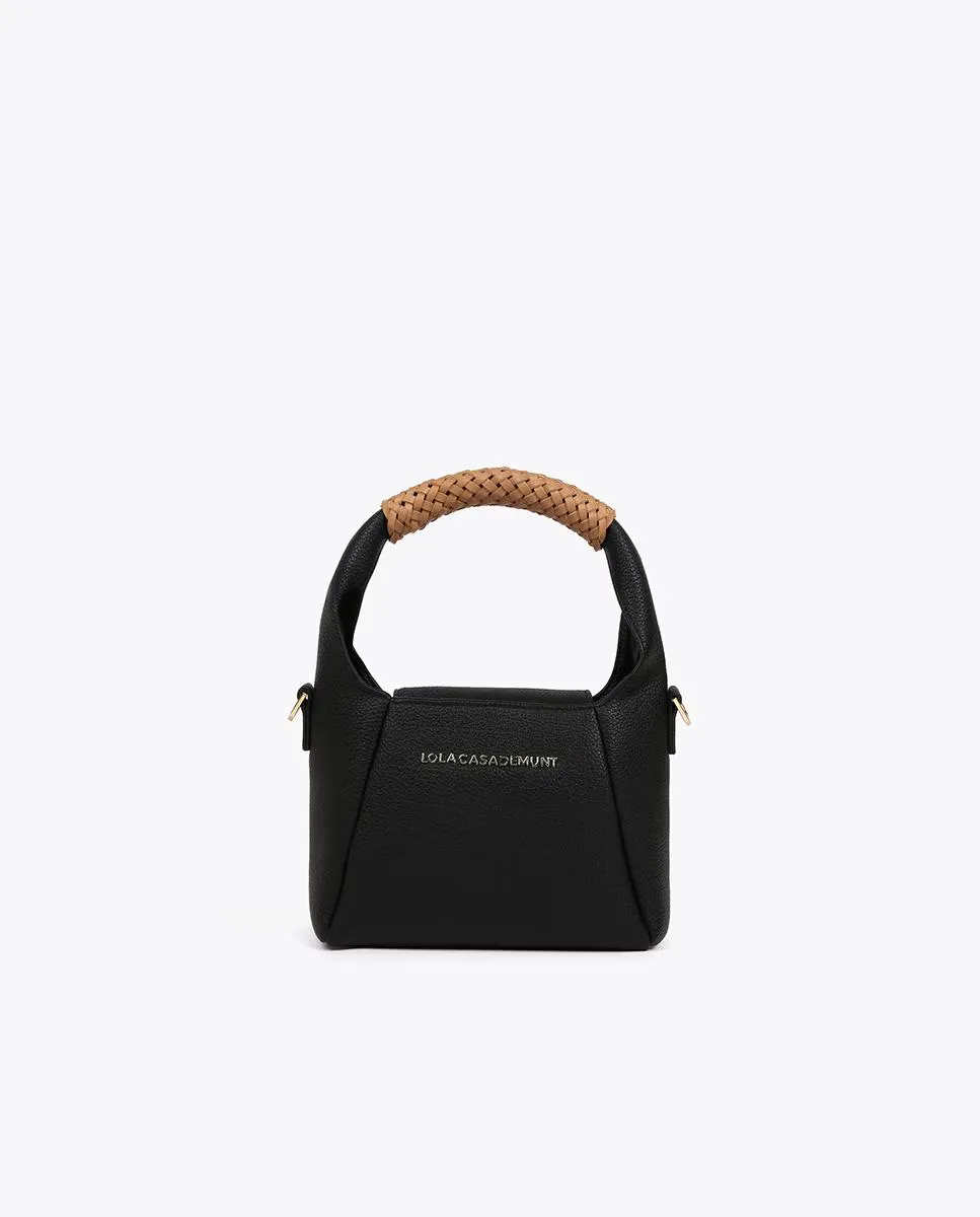 Женская сумка на плечо с плетеной деталью на ручке с клапаном Lola Casademunt, чёрный, Черный, Женская сумка на плечо с плетеной деталью на ручке с клапаном Lola Casademunt, чёрный
Женская сумка на плечо с плетеной деталью на ручке с клапаном Lola Casademunt, чёрный, Черный, Женская сумка на плечо с плетеной деталью на ручке с клапаном Lola Casademunt, чёрный