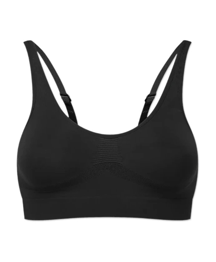 Бесшовный бюстгальтер-топ с контурной юбкой Heist Studios, черный
Бесшовный бюстгальтер-топ с контурной юбкой Heist Studios, черный