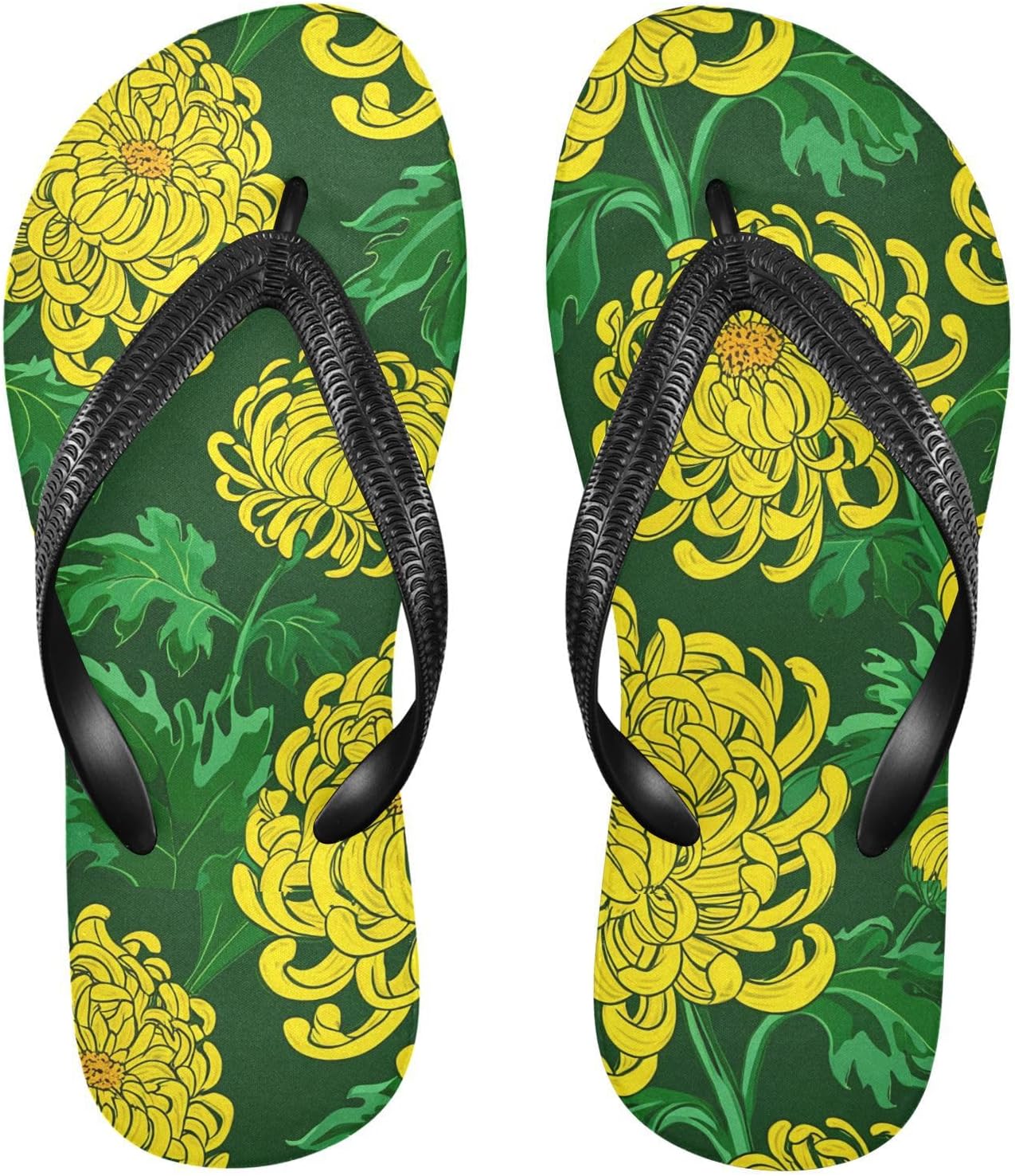 Вьетнамки с зеленым хризантемой, пляжные шлепанцы для душа, резиновые нескользящие летние тапочки для ходьбы, для мужчин и женщин Sinestour
Вьетнамки с зеленым хризантемой, пляжные шлепанцы для душа, резиновые нескользящие летние тапочки для ходьбы, для мужчин и женщин Sinestour