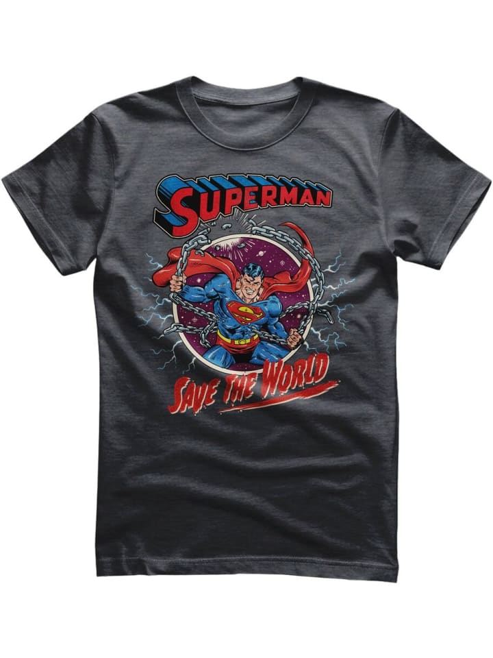 Superman Футболка "Супермен спасает мир" серого цвета, Серый, Superman Футболка "Супермен спасает мир" серого цвета
Superman Футболка "Супермен спасает мир" серого цвета, Серый, Superman Футболка "Супермен спасает мир" серого цвета