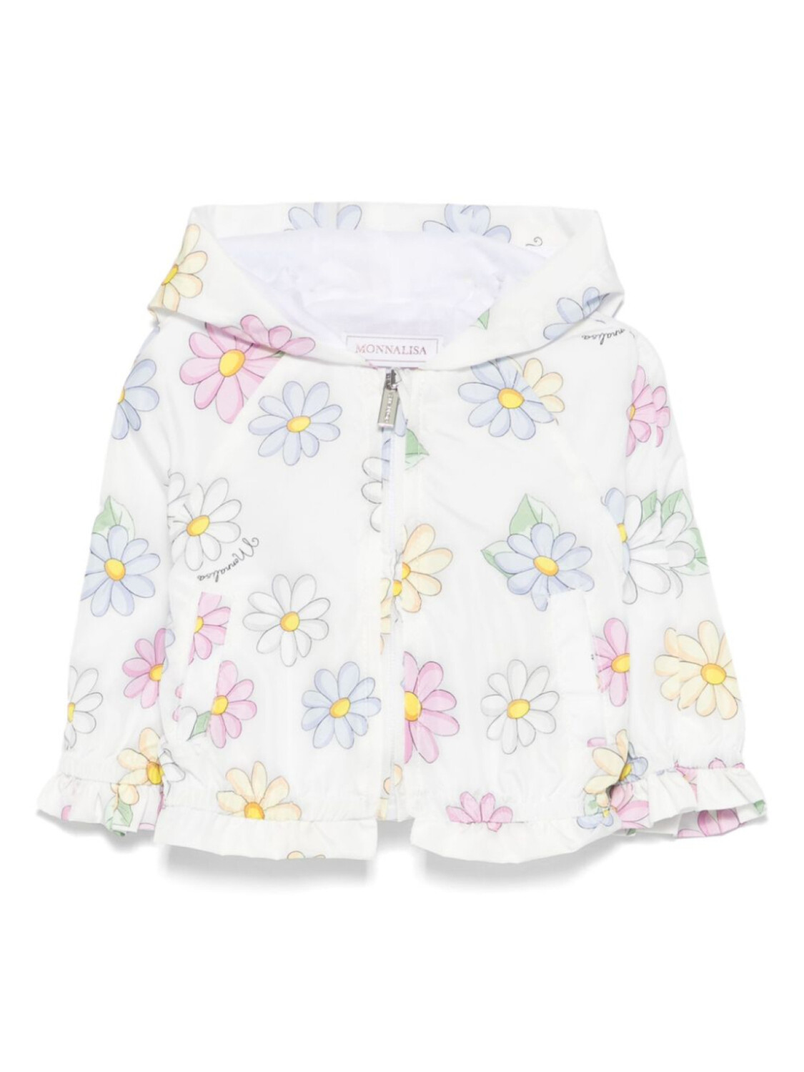 Ветровка с цветочным принтом Monnalisa, белый
Ветровка с цветочным принтом Monnalisa, белый