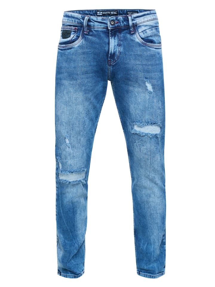 Джинсы брюки "TORI" облегающие, рваный деним синего цвета Rusty Neal
Джинсы брюки "TORI" облегающие, рваный деним синего цвета Rusty Neal