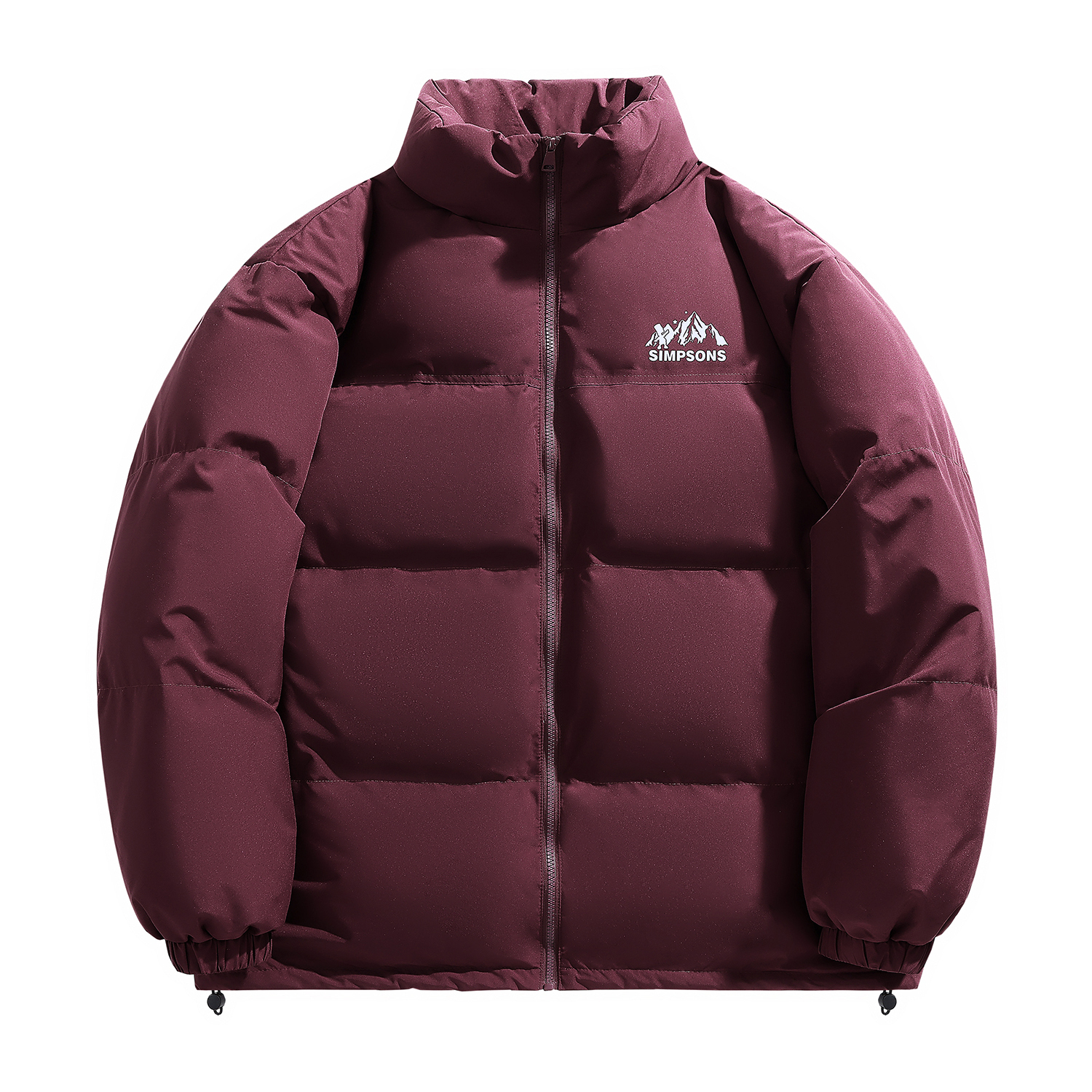The Simpsons Унисекс пуховик, Burgundy 
The Simpsons Унисекс пуховик, Burgundy