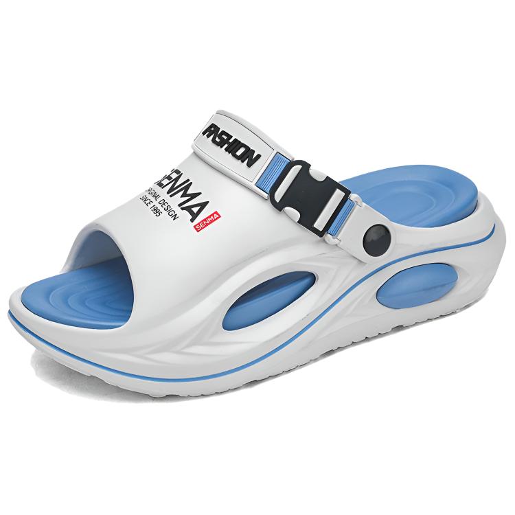 Jinho Пляжные сандалии мужские черно-бело-голубые, цвет White Blue
Jinho Пляжные сандалии мужские черно-бело-голубые, цвет White Blue