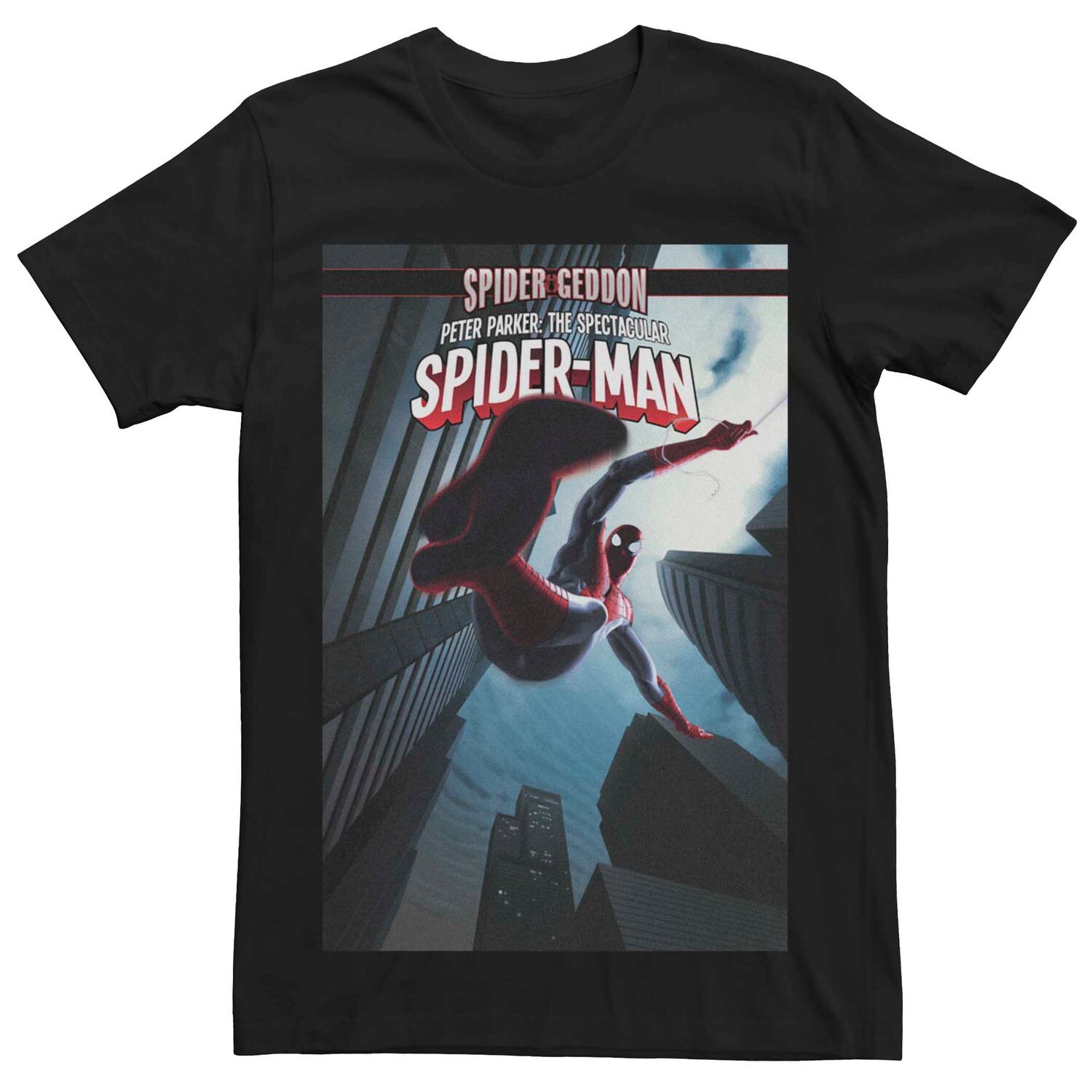 Мужская футболка Marvel's Spider-Geddon Spider-Man Leap Comic Cover Licensed Character
Мужская футболка Marvel's Spider-Geddon Spider-Man Leap Comic Cover Licensed Character
