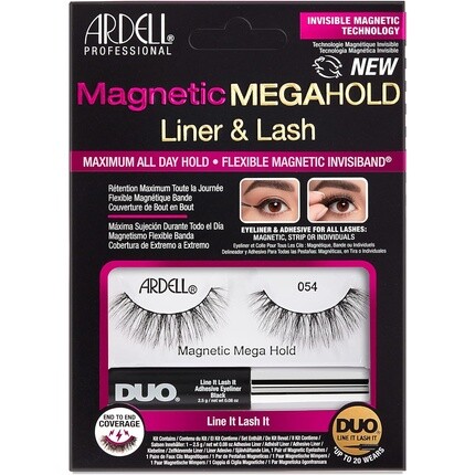 Жидкая подводка и ресницы Ardell Magnetic MegaHold 054
Жидкая подводка и ресницы Ardell Magnetic MegaHold 054