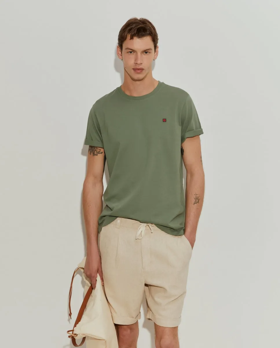 Основная мужская футболка из хлопка Lion of Porches, темно-зеленый
Основная мужская футболка из хлопка Lion of Porches, темно-зеленый